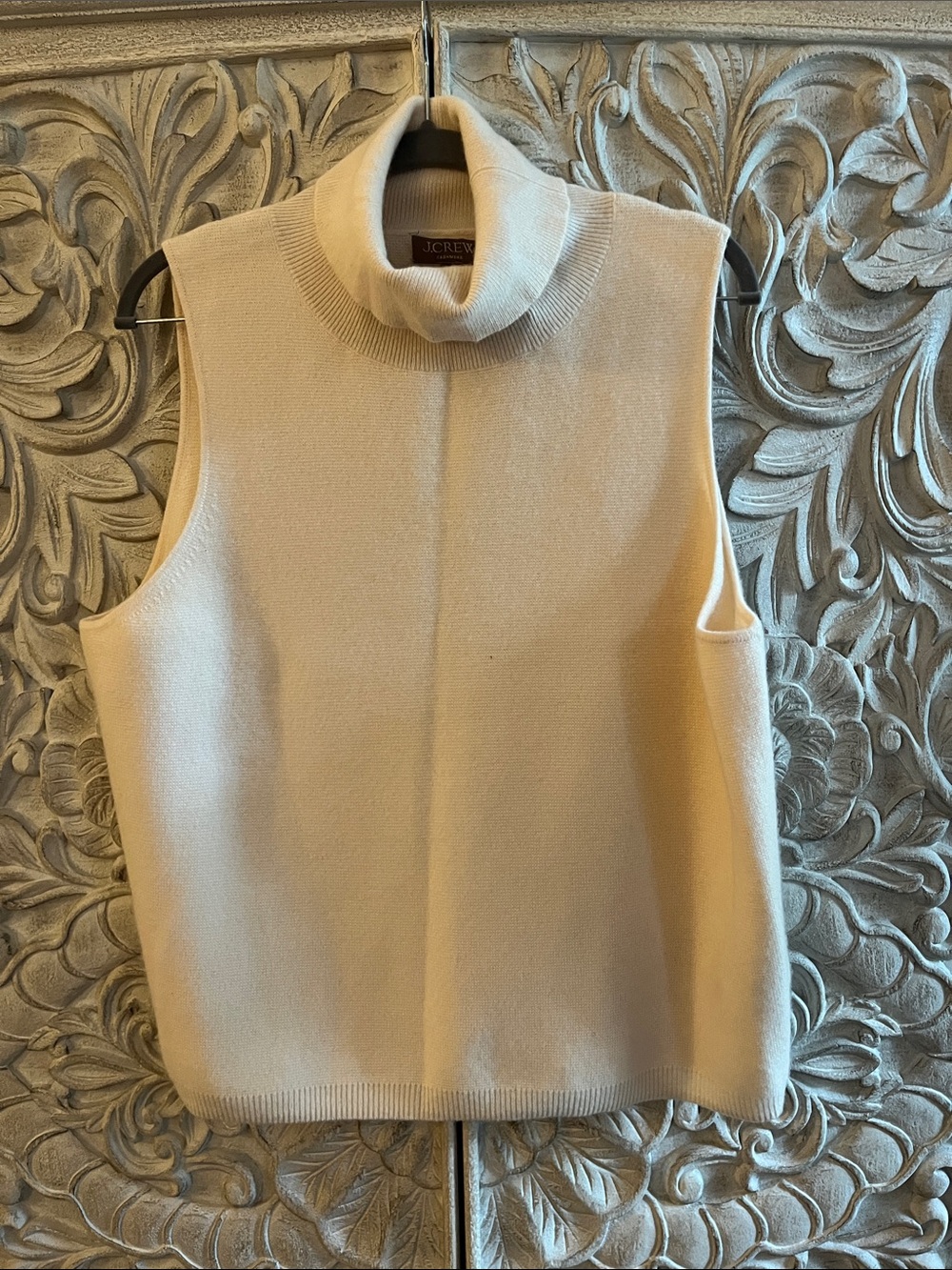 J. Crew Cashmere Turtleneck Vest